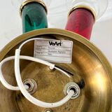 Vintage Pair of Murano glass sconces signed by VeArt, Italy 1970s