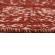 Tapis de laine rouge fait main oriental décoratif années 1980