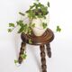 Tabouret tripode bois tourné