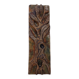 Studio ceramic wall plaque by Gerhard Liebenthron, Germany, 1983