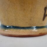 Signed glazed terracotta vase h28cm