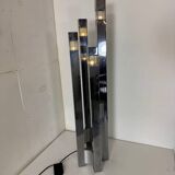 Mid-Century Modernist Italian Architectural Sciolari Cubic Floor Lamp by G