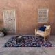 Colorful Boucherouite Moroccan rug - 141 x 254 cm