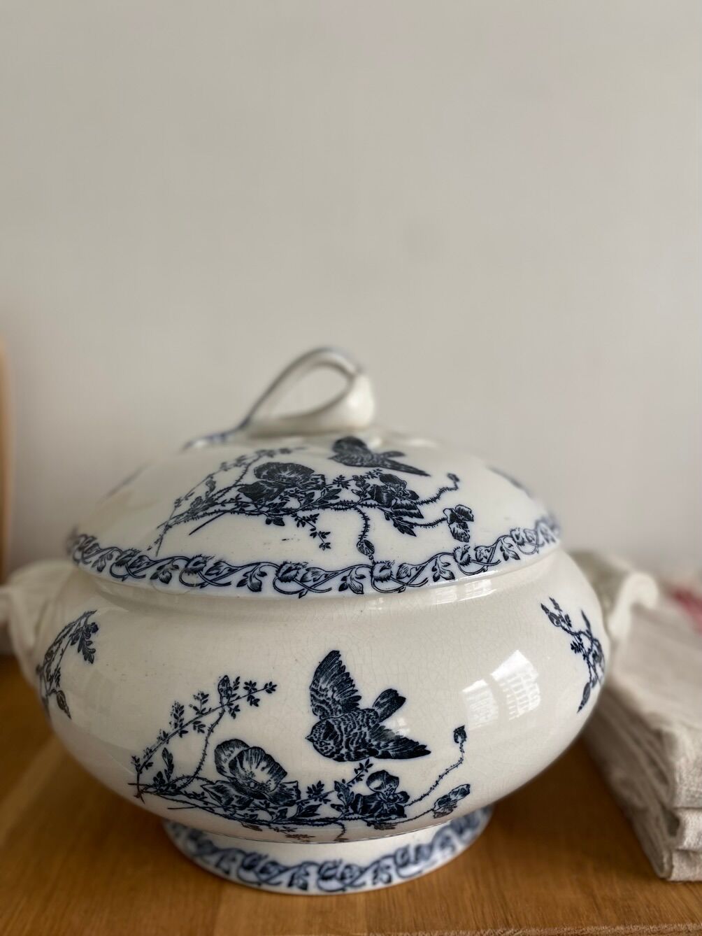 Iron earth tureen birds