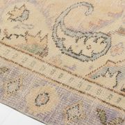 Tapis d'aire vintage Oushak floral