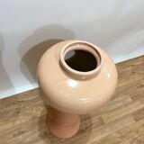 XXL pink ceramic vase