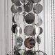 Lustre Disco Mid-Century by Gino Vistosi in chrome and Murano glass