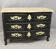 Curved Chest of Drawers in Black Lacquered Finish