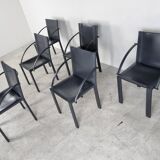 Carlo Bartoli dining chairs for Matteo Grassi, set of 6 - 1980s