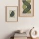 Abstract painting on M650 paper, signed Eawy