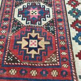 Tapis ancien caucasien kazak couloir 102x274 cm