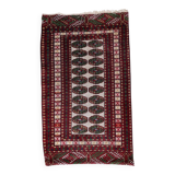 Handmade vintage Uzbek Bukhara rug 77cm x 128cm 1960s - 1С1175