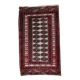 Handmade vintage Uzbek Bukhara rug 77cm x 128cm 1960s - 1С1175