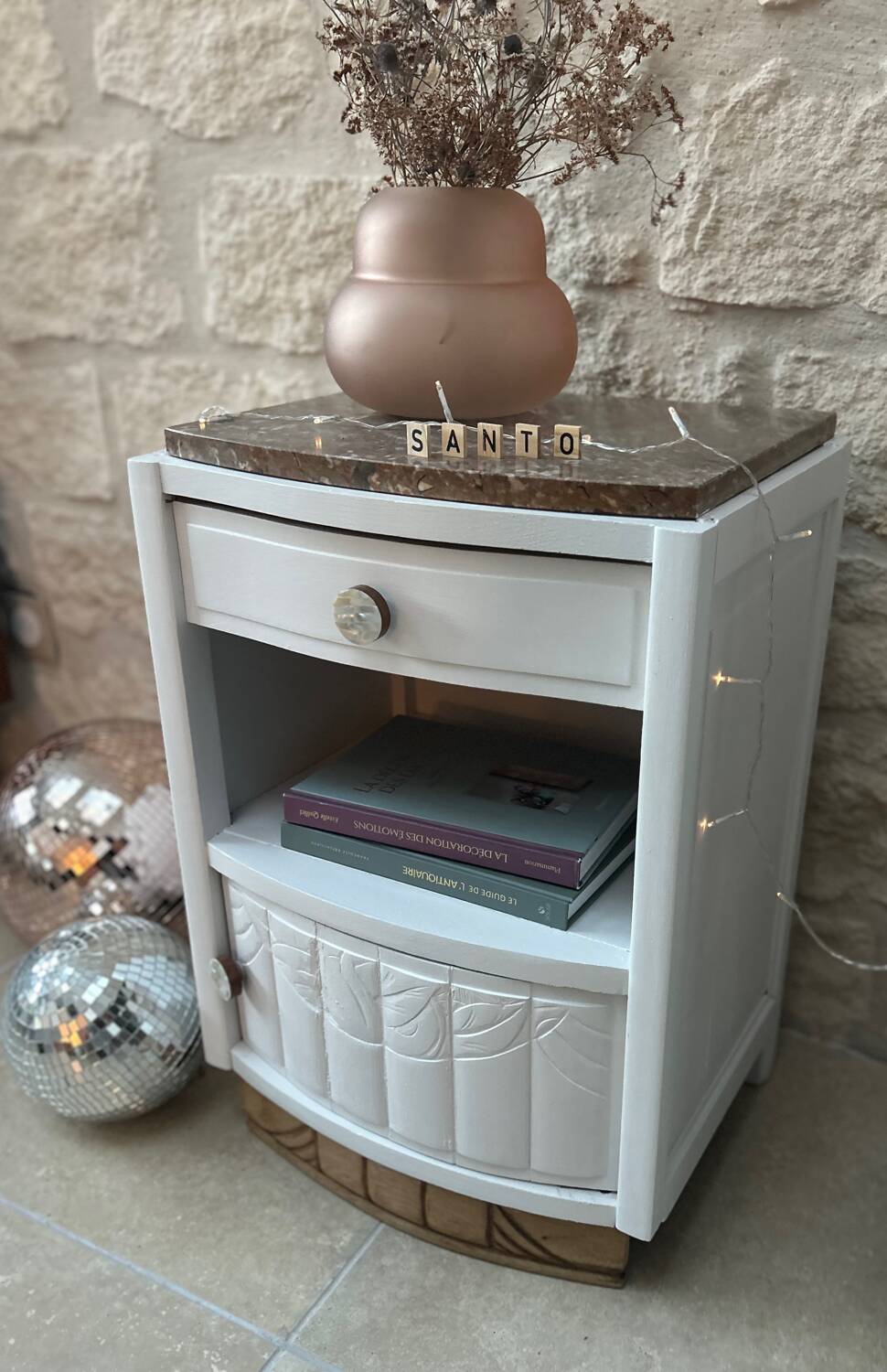 Art Deco bedside table