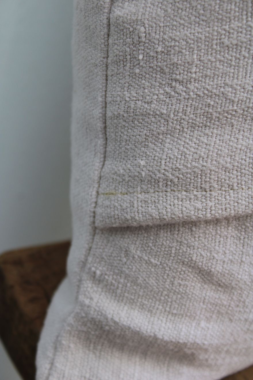 Linen and cotton cushion