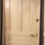 Haussmannian door 83x220.5cm with an old glazed transom frame.