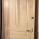 Haussmannian door 83x220.5cm with an old glazed transom frame.