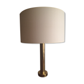 Lampe laiton El Armature Kosta Suede 1970