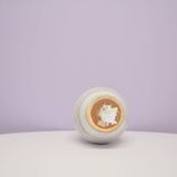 Vintage large white geometric west germany vase scheurich