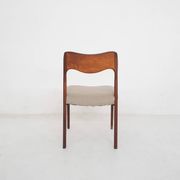 Teak dining chair model 71 by Niels Otto Moller for J.L. Moller Mobelfabrik, Denmark 1960's