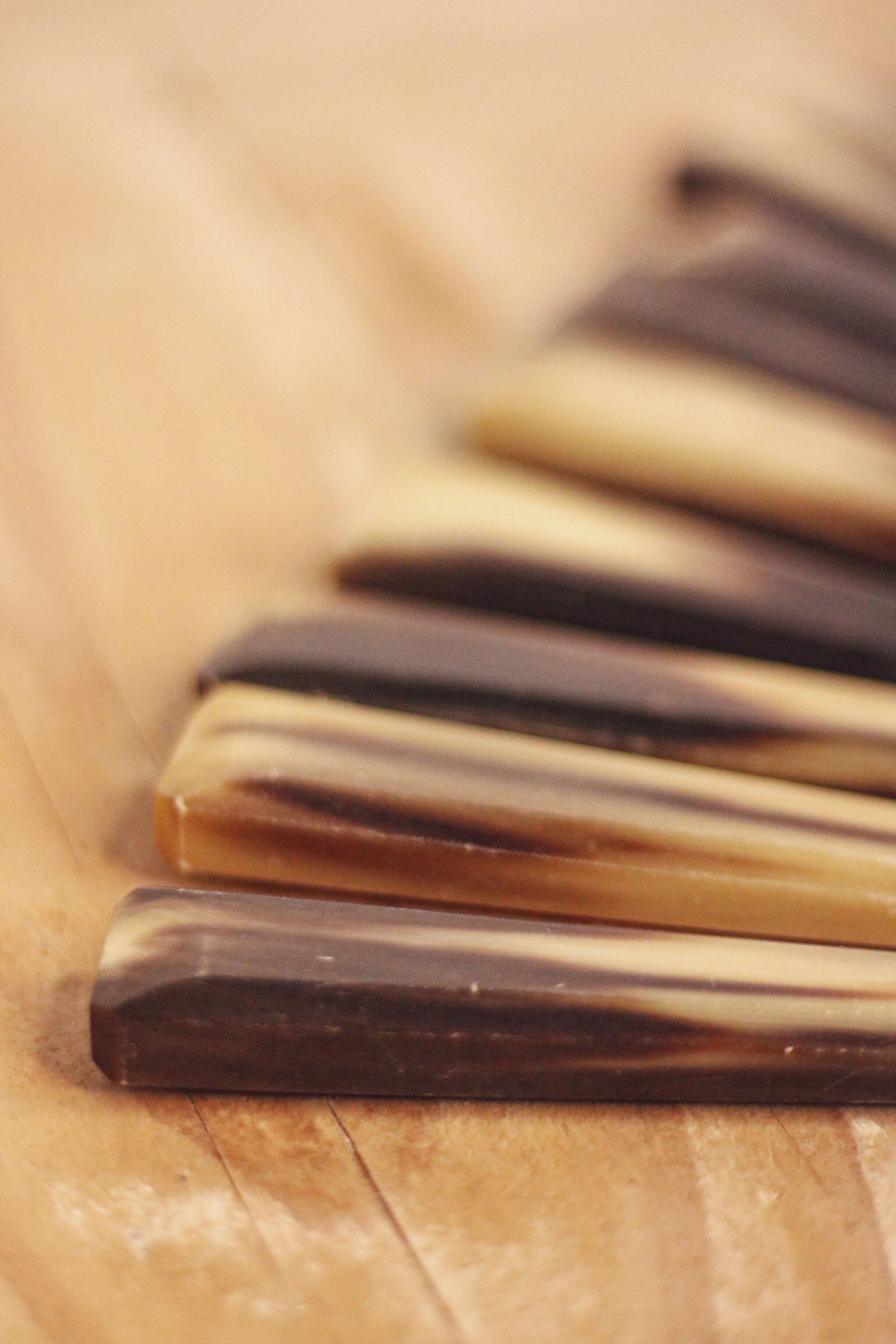 Box of 12 old knives