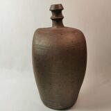 Cruchon normand bouteille à anse ancienne en grès