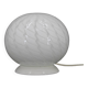 1980s Glass Globe Table Lamp , Italy