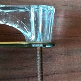5 antique glass handles