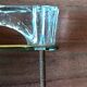 5 antique glass handles