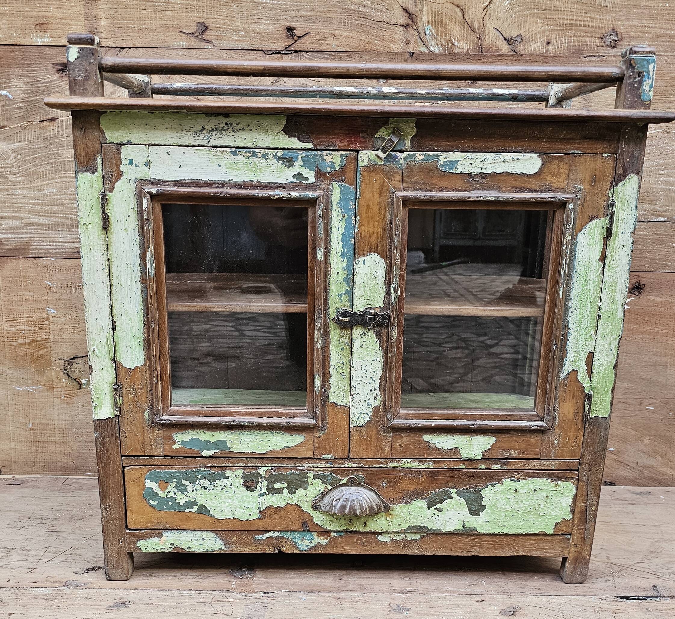 Antique Burmese teak cabinet