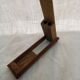 Carved wooden pencil box Deco office Brocanteespritdantan