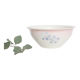 Antique ceramic salad bowl, moulin des loups, 1980, french manufacture