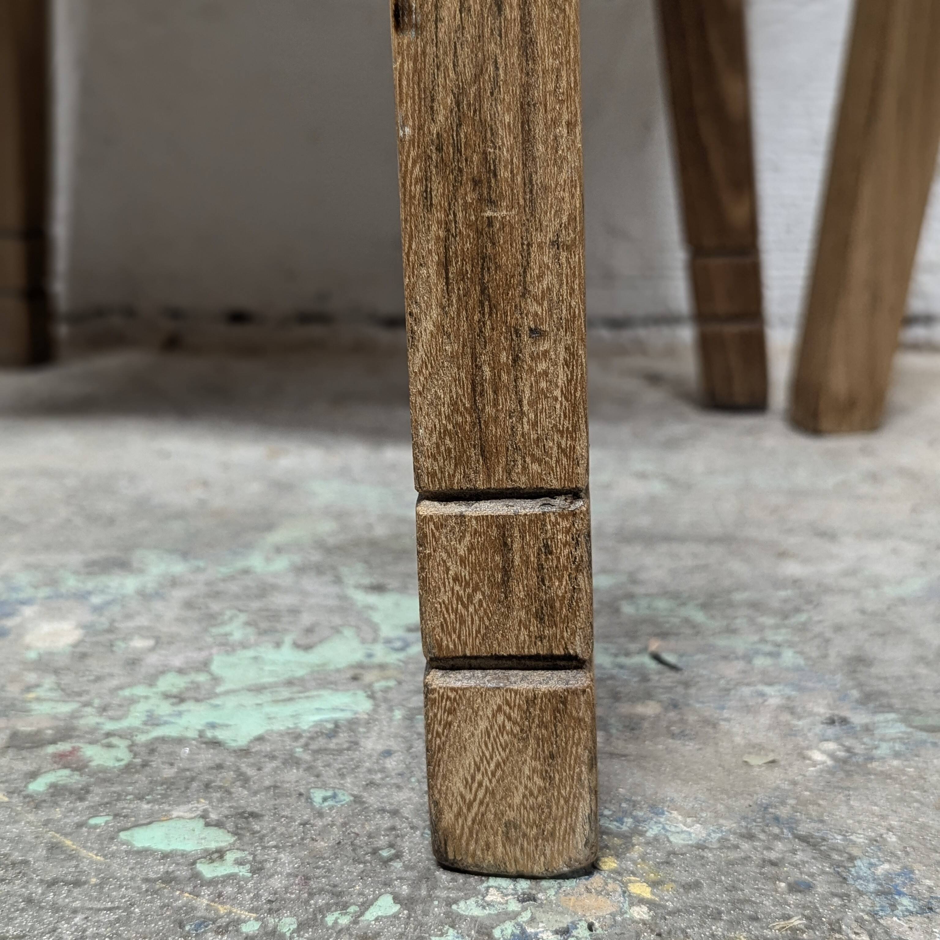 Pair of oak chairs