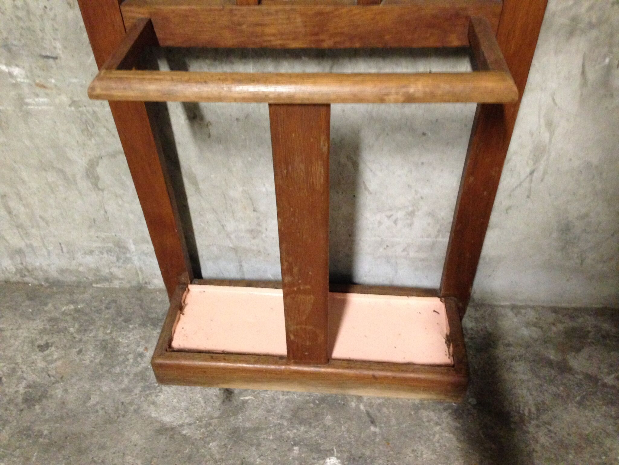 Portemanteau en chêne massif 1950