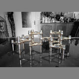 Set of 10 BFM candle holders by Ceasar Stoffi and Fritz Nagel
