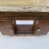 Art Deco Style Oak Wall Cabinet, Circa 1940's