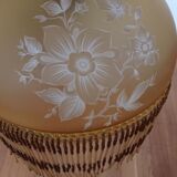 Art Deco suspension. with floral motifs & pearls