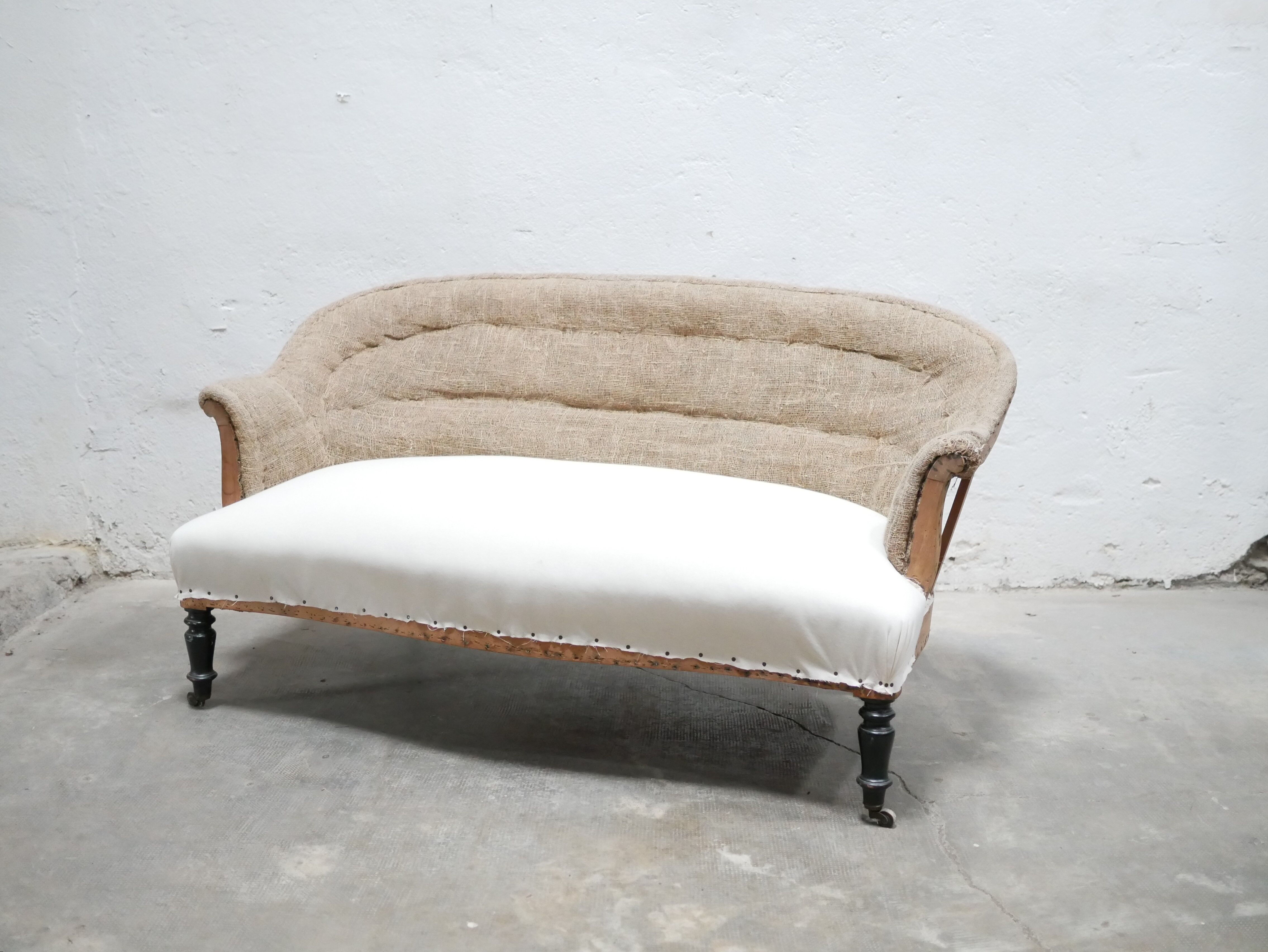 Vintage toad bench Napoleon III