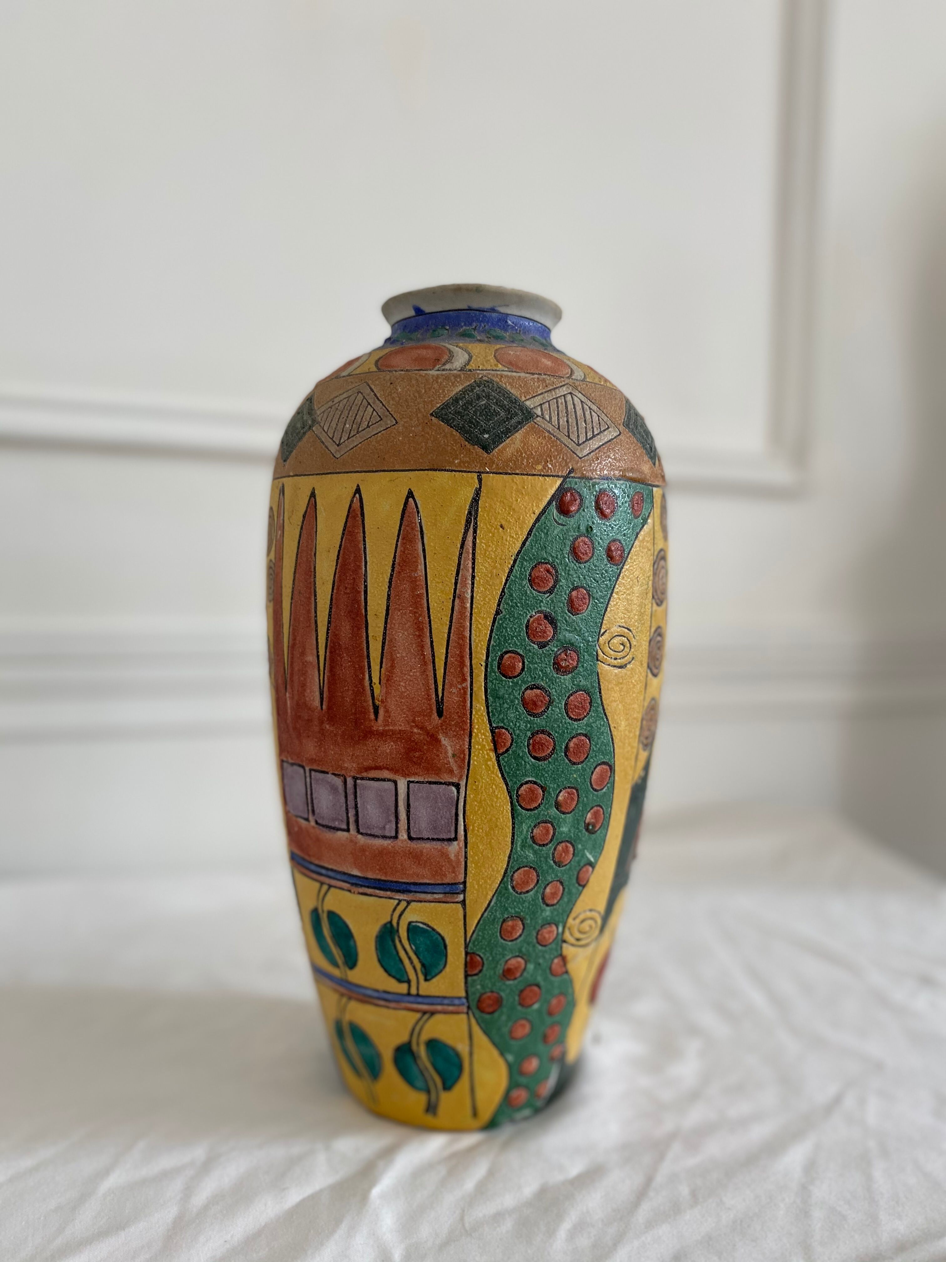 Modernist ceramic vase