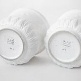 Pair of planter, vintage planter, ceramic planter, FAL Capuchos alcobaça, pot cover