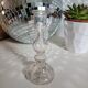 Transparent moulded glass chandelier