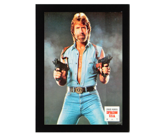 Film director's poster of "Chuck Norris" from 1985 | Selency