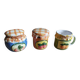 Retro ceramic barbotine kitchen set