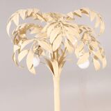 Hollywood Regency Cream White Palm Tree Floor Lamp  Attributed to Hans Kögl