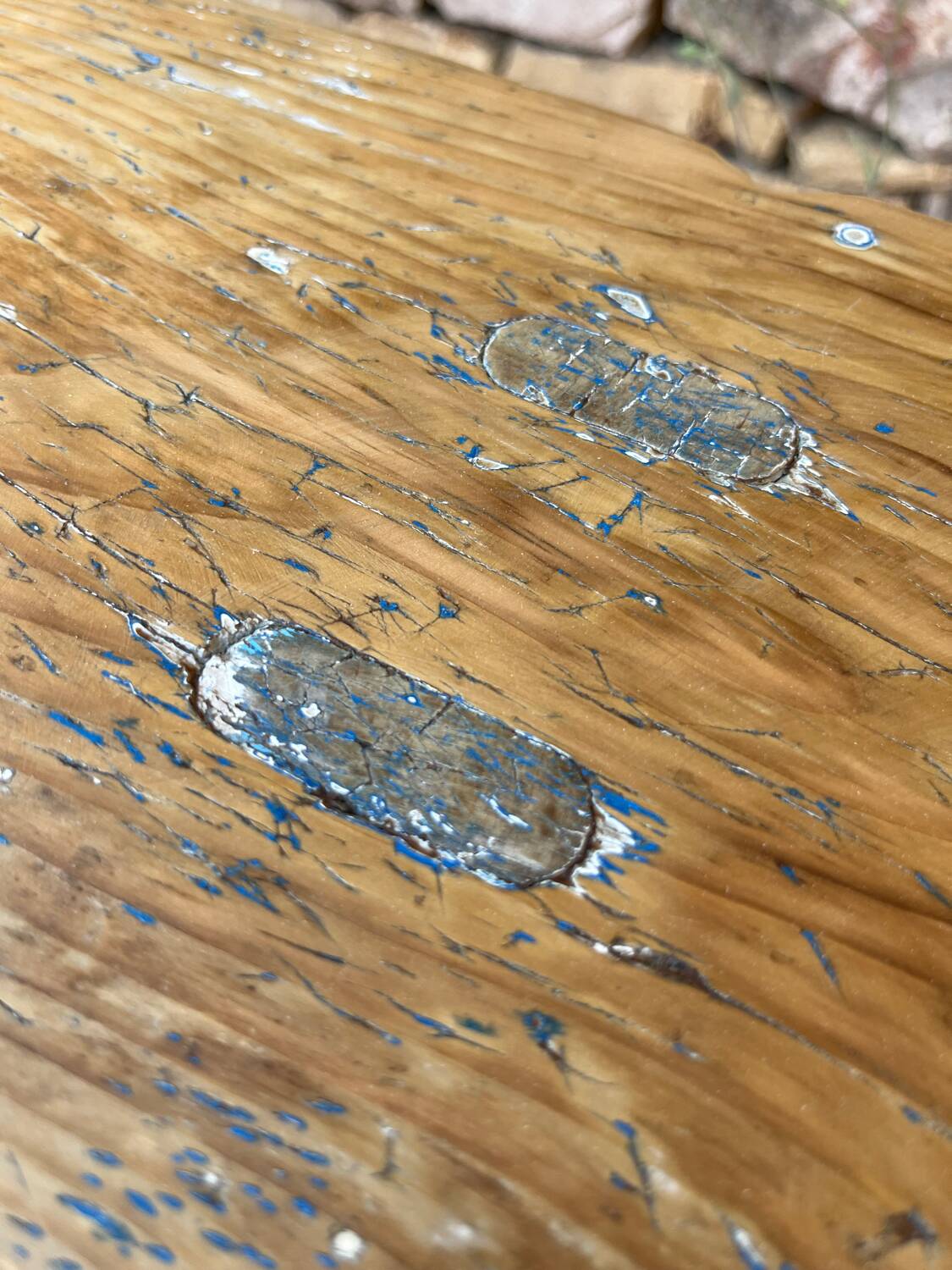 Old bench with a nice patina