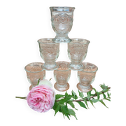 6 bistro water glasses