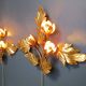 Pair of Vintage leaf wall lights by Hans Kögl, 1970s