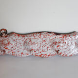 Enamel tea towel holder