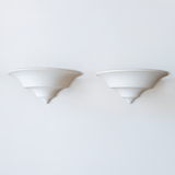 pair of plaster sconces