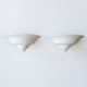 pair of plaster sconces